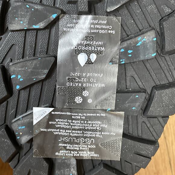 UGG Shasta Tall Boots Leather Wool Goretex Waterproof White Men’s 11 Women’s 12 - Picture 7 of 11